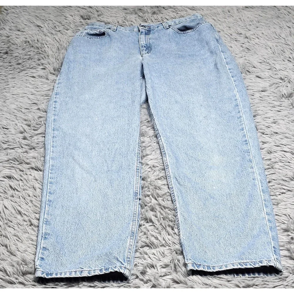 Liz Claiborne Jeans Womens 12S Classic Fit High Rise Straight Leg Denim‎ Pants